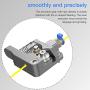 Creality Ender 3 Metal Extruder Kit with 42-40 Stepper Motor, 3D Printer Parts Aluminium Alloy Filament Feeder Bowden Extruder and 42-40 Stepper Motor for Ender 3 V2/Ender 3 Max/Ender 3 Pro (Grey)