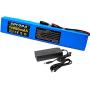 Jieoto 36V E-Bike Lithium Battery Pack 14AH Li-ion Battery with 2A Charger and 20A BMS for Electric Folding Bicycles Scooter Electric Tools Tricycles 200W 250W 350W 500W 750W Motor