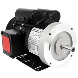 1.5HP Electric Motor 3450RPM Reversible Single Phase 56C Frame General Purpose Motor for Agricultural Machinery General Equipment 5/8
