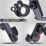 Bike Phone Mount Holder, camperig Motorcycle Phone Mount for iPhone Android and GPS Devices