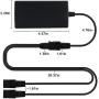 Falamiao 40 Inches 2 Pin Splitter Lead Y Power Cable 2 Motors to 1 Power Supply for Limoss Lazboy Electric Recliner Okin Lift Chair