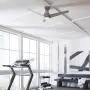 Tip Top Smart Indoor and Outdoor 3-Blade Flush Mount Ceiling Fan 52in Matte White with 3000K LED Light Kit and Remote Control works with Alexa, Google Assistant, Samsung Things, and iOS or Android App