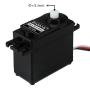 KOOKYE 2PCS Mini Servo Motor 360 Degree Continuous Rotation w/Servo Horn Set (Arm, X, Wheel, Star) for RC Car Robot Helicopter Airplane Model