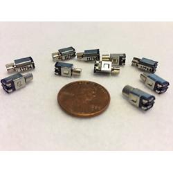 10 Pieces 4.5511mm Ultra Mini Micro Vibration Motor Dc Massager 1.5-3v A1