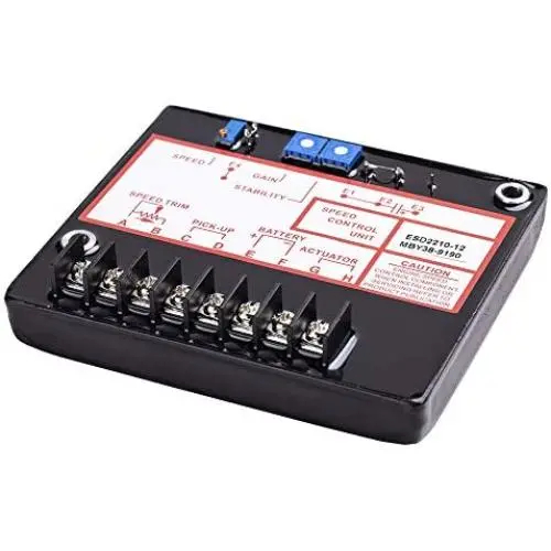 Unité de contrôle de vitesse moteur 12V ESD2210 ESD2210-12 gouverneur. Unité de contrôle de vitesse moteur 12V ESD2210 ESD2210-12 gouverneur.