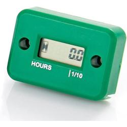 Nine-Rong Digital LCD Inductive Hour Meter Hourmeter Waterproof for Marine Boat SnowBlower Inverter Generator Motorcycle ATV Lawn Mower and Small Gas Engine(Black)
