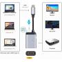 Xiwai USB-C Type C to VGA RGB Converter HDTV Adapter 60hz 1080p with Female PD Power Port