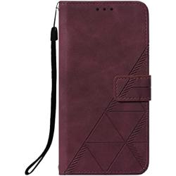 LEMAXELERS Wallet Case for Motor G Power 2022, Motor G Power 2022 Case Magnetic PU Leather Flip Case with Card Holders Kickstand Case Shockproof Protection Case for Motorola G Power 2022 Wine Red YB2