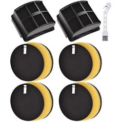 Artraise Filter Replacement for Bissell 2998 Multiclean Lift-Off Pet Vacuum Cleaner 2920 2998 2999 31269 3125W 31259, Compared to Part 1625641, 2 Post Motor HEPA Filters and 4 Foam & Felt Filters Kit