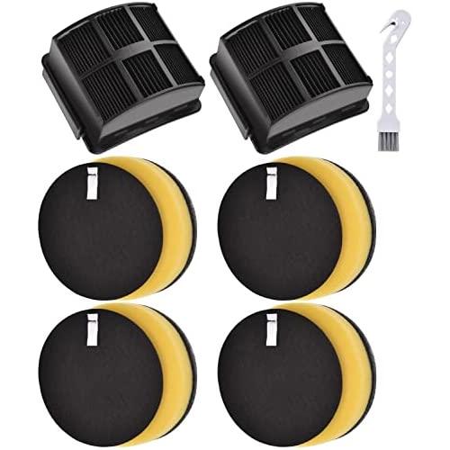 Artraise Filter Replacement for Bissell 2998 Multiclean Lift-Off Pet Vacuum Cleaner 2920 2998 2999 31269 3125W 31259, Compared to Part 1625641, 2 Post Motor HEPA Filters and 4 Foam & Felt Filters Kit