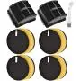 Artraise Filter Replacement for Bissell 2998 Multiclean Lift-Off Pet Vacuum Cleaner 2920 2998 2999 31269 3125W 31259, Compared to Part 1625641, 2 Post Motor HEPA Filters and 4 Foam & Felt Filters Kit