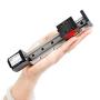 FUYU FSL30 Mini Linear Stage Small Slide Guide CNC Screw Lead Motion Table Motorized Nema 14 Stepper Motor[300mm Stroke]