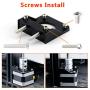 Upgrade Metal Ender 3 Z Axis Stepper Motor Fixed Mount Installation Bracket for Ender3 V2 Ender3 Pro CR10 CR-10 V2 V3 CR10S PRO Z-Axis with 2040 Aluminum Profiles 3D Printer