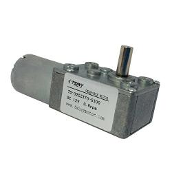 BEMONOC DC 12V 0.6RPM 6mm Shaft Low Speed High Torque Turbine Worm Gear Motor