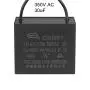 uxcell Ceiling Fan Capacitor CBB61 30uF 350V AC 2 Wires Metallized Polypropylene Film Capacitor 58x49x35mm for Electric Fan Pump Motor Generator