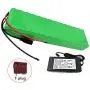 Jieoto 24V 15Ah E-Bike Battery Pack 7S 5P 15000mAh Lithium Battery Scope for 200W 350W Motor for MTB Bike Model Aircraft Electric Scooters Electric Tools with BMS + Charger