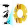 Keenso Carbon Brush Base, Boat Electric Propeller Carbon Brush Base Holder Spring Replacement Marine Motor Accessory