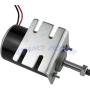 CHANCS CH-3420 Permanent Magnet 12v/24V DC Motor 30W CW/CCW Reversible Electric Gear Motor High Speed DC Adjustable-speed Motor Mounting Bracke Fixed Seat Holder for DIY Generator(24v 7000RPM)
