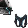 Motorcycle Helmet Chin Strap Mount Non-Slip & Shockproof Design for GoPro Hero 9, 8, 7, 6, 5, 4, Session, 3+, 3, 2, 1, Hero (2018), Fusion, DJI Osmo, Sjcam, Xiaoyi Action Cameras