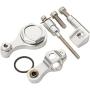 FXCNC Motorcycle CNC Steering Damper Stabilizer Buffer Control Bar With Mounting Bracket Kit Full Set Compatible with YZF R6 (not Race) 2006-2020, YZF R1 2006-2016