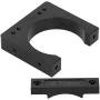 CNC Motor Clamp Mounting Bracket, 71mm Shaft Spindle Motor Mount Holder with M5 Screws and Connector Kit, Aluminum Router Mount for CNC Engraving Machine