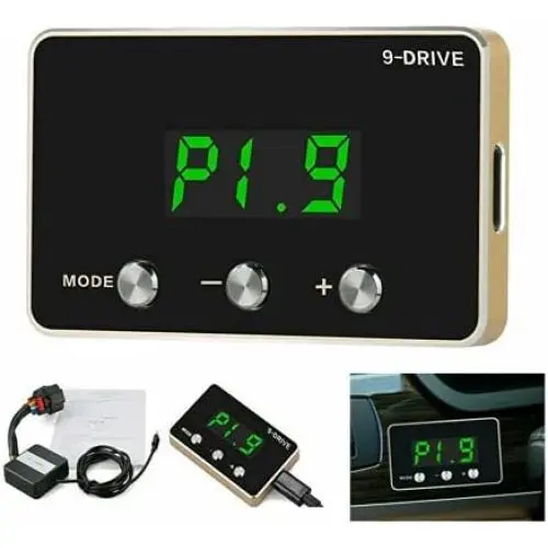 FZJDSD Throttle Response Controller 9 Drive 9-Mode Universal Electronic Throttle Controller Compatible with Ford Mustang Explorer Raptor Edge Ranger F150 250 2011 UP