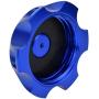 HIAORS CNC Aluminum Gas Fuel Tank Cover Cap with Breather Valve For 50cc 70cc 90cc 110cc 125cc 140cc 150cc 160cc SSR Pit Dirt Motor Bike Blue