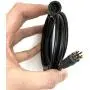 SCHUCK Waterproof Motor Extension Cable 1.2/1.5 Square 250W/350W 600mm/1300mm/1600mm for E-Bike Hub Motor Conversion Kit Parts
