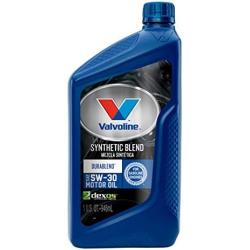 Valvoline DuraBlend SAE 5W-30 Synthetic Blend Motor Oil 1 QT, Case of 6