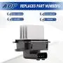 HVAC Blower Motor Resistor - Compatible with Ford, Lincoln Vehicles - F150, Expedition, Navigator - Replace # BL3Z-19E624-A, YH-1829