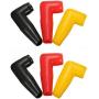WSDMAVIS 6 Pcs Electric Guard Winch Motor Cable Terminal Boot Battery Terminal PVC Protection Cover Insulating Covers Random Color