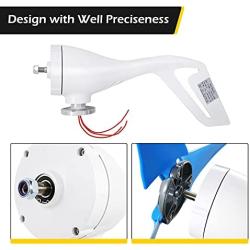 Dyna-Living Wind Turbine 24V 800W Wind Turbine Generator Kit 3 Blades Wind Turbines Motor with Charge Controller (Not Included Mast)