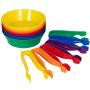 Ensemble de tri de bols et pinces - 12 pièces - 18m+ - 6 couleurs - Jouet d'apprentissage pour bébés - Développement des compétences en mathématiques et motricité fine. Ensemble de tri de bols et pinces - 12 pièces - 18m+ - 6 couleurs - Jouet d'apprentissage pour bébés - Développement des compétences en mathématiques et motricité fine.