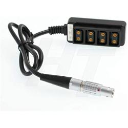 HangTon Ronin 2 6 Pin to D-tap P-tap Adapter Power Splitter 1 to 4 for DJI 14.4V Port to Monitor, Focus Motor, Camera