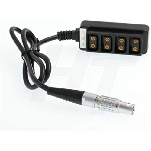 HangTon Ronin 2 6 Pin to D-tap P-tap Adapter Power Splitter 1 to 4 for DJI 14.4V Port to Monitor, Focus Motor, Camera
