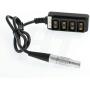 HangTon Ronin 2 6 Pin to D-tap P-tap Adapter Power Splitter 1 to 4 for DJI 14.4V Port to Monitor, Focus Motor, Camera