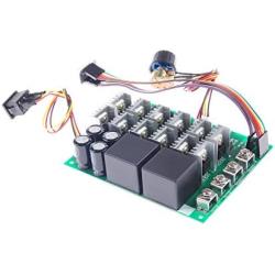 KNACRO DC Motor Speed Governor 12V 24V 36V 48V (10V- 55V) 60A 3000W Forward/Reverse Switch Digital Speed Scale 0-100%