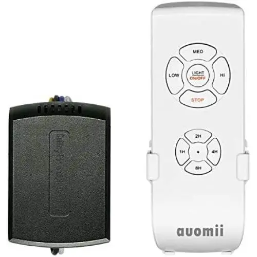 Kit de télécommande universel pour ventilateur de plafond, vitesse, lumière et minuterie 3 en 1, contrôle sans fil compatible avec Hunter, Harbor Breeze, Westinghouse, Honeywell et autres marques de ventilateurs de plafond. Kit de télécommande universel pour ventilateur de plafond, vitesse, lumière et minuterie 3 en 1, contrôle sans fil compatible avec Hunter, Harbor Breeze, Westinghouse, Honeywell et autres marques de ventilateurs de plafond.