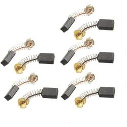 uxcell 5 Pairs Pcs 15mm x 10mm x 6mm Motor Carbon Brushes for Power Tool