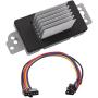 15 81773 HVAC Blower Motor Resistor - Air Conditioning Blower Control Module Kit with Harness Compatible with Chevy, GMC Vehicles - Silverado, Tahoe, Suburban, Sierra, Yukon XL - 89018778, 89019351