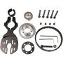vanpro DIY Electric Skateboard Brushless Motor Mount Bracket /80MM 90MM 97MM 100MM Pulley Wheel KIT Belt 5M