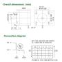 RTELLIGENT 57A1 Nema 23 Stepper Motor Stepping 1.3Nm/184.14oz-in 6.35mm Shaft 4-Wire 2.8A 1.8Deg Low Noise for Laser/CNC Machine