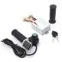 FAMKIT 36V 500W E-Bike Scooter Brushless Motor Controller Kit LCD Display Panel Speed Turn Handlebar