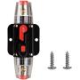 M1A2 Circuit Breaker Switch 60A Waterproof Fuse Inline Holder 3-15 AWG Resettable Fuse Manual Reset 12V-48V DC for Car Audio Sound Amplifier System RV Home Marine Boat Truck