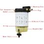 S3213 Fuel Water Separator Marine Kit, 10 Micron Filter Effect is Suitable for 3/8 Inch Npt Outboard Motor Mercury 35-60494-1, 18-7932-1, 18-17928, 35-809097