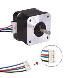 Nema 17 Stepper Motor Bipolar 2A 59Ncm (84oz.in) 48mm Body 4 Leads w/1m Cable and 3D Printer Connector