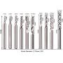 4040-XE CNC Router Machine + Spiral End Mills for Aluminum Cutting Drilling Engraving
