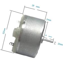 DC 3-12V 3700RPM DC Motor 32mm Diameter for RC Hobby Aircraft RF-500TB-14415