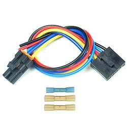 3 Pins Blower Motor Resistor Connector Compatible with Chevy GMC Silverado Tahoe Suburban Sierra Yukon,Replace Wiring Harness for 8e5h-19e624-a, 89018778, 89019351, 1581773