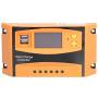12V/24V Solar Charge Controller , Controllers Motor Speed Controllers ABS Solar Charge Discharge Regulator Large Display Screen Waterproof Photovoltaic Controller for Electronic Products[40A]